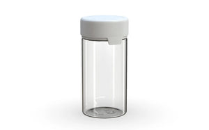 Chubby Gorilla 180CC/6FL.OZ/180ML Aviator CR Container With Inner Seal & Tamper - Clear Natura/Opaque White Lid - WORLDTRADERS USA