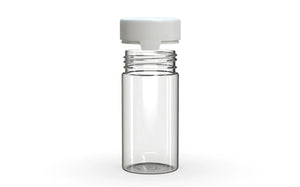Chubby Gorilla 180CC/6FL.OZ/180ML Aviator CR Container With Inner Seal & Tamper - Clear Natura/Opaque White Lid - WORLDTRADERS USA