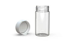 Load image into Gallery viewer, Chubby Gorilla 180CC/6FL.OZ/180ML Aviator CR Container With Inner Seal &amp; Tamper - Clear Natura/Opaque White Lid - WORLDTRADERS USA