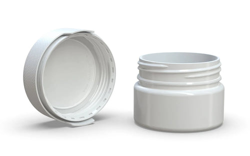 Chubby Gorilla 220CC/7.5FL.OZ/220ML Aviator CR XL Container With Inner Seal & Tamper - Opaque White/Opaque White Lid - WORLDTRADERS USA