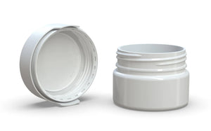 Chubby Gorilla 220CC/7.5FL.OZ/220ML Aviator CR XL Container With Inner Seal & Tamper - Opaque White/Opaque White Lid - WORLDTRADERS USA
