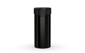 Chubby Gorilla 240CC/8FL.OZ/240ML Aviator CR Container With Inner Seal & Tamper - Opaque Black/Opaque Black Lid - WORLDTRADERS USA