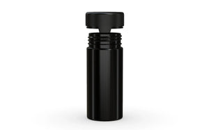 Chubby Gorilla 240CC/8FL.OZ/240ML Aviator CR Container With Inner Seal & Tamper - Opaque Black/Opaque Black Lid - WORLDTRADERS USA