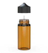 Load image into Gallery viewer, Chubby Gorilla 100ML V3 Unicorn Bottle - Translucent Amber Bottle/Black Cap - WORLDTRADERS USA