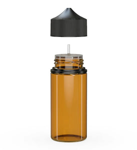 Chubby Gorilla 100ML V3 Unicorn Bottle - Translucent Amber Bottle/Black Cap - WORLDTRADERS USA