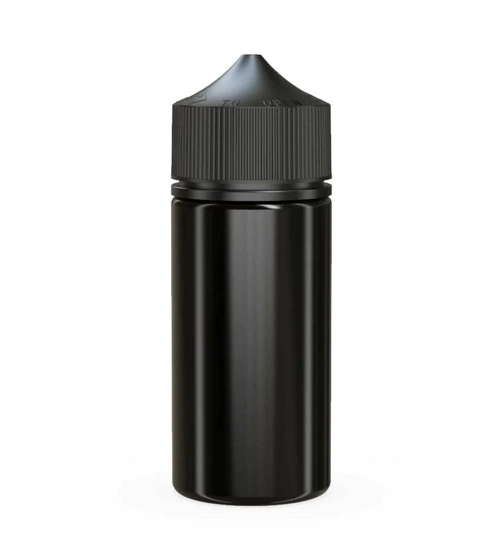 Chubby Gorilla 100ML V3 Unicorn Bottle - Opaque Black Bottle/Black Cap - WORLDTRADERS USA