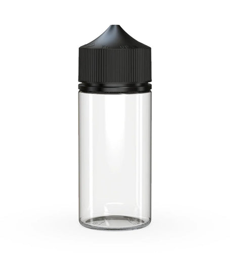 Chubby Gorilla 100ML V3 Unicorn Bottle - Clear Bottle/Black Cap - WORLDTRADERS USA