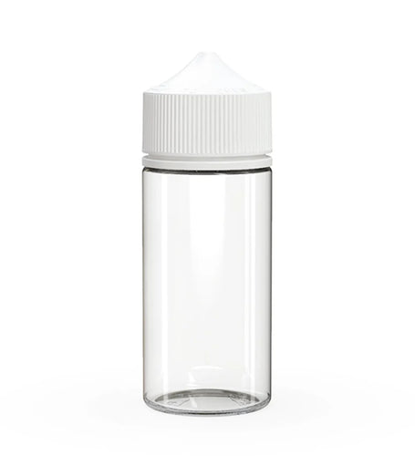 Chubby Gorilla 100ML V3 Unicorn Bottle - Clear Bottle/White Cap - WORLDTRADERS USA