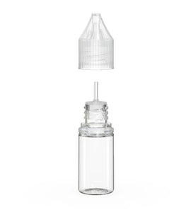 Chubby Gorilla 10ML Unicorn Bottle V3 - Clear Bottle/Clear Cap - WORLDTRADERS USA