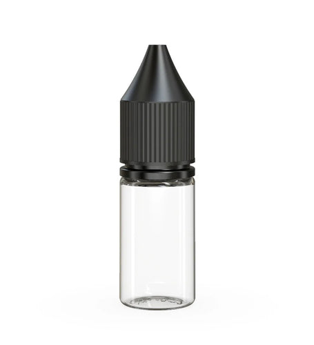 Chubby Gorilla 10ML Unicorn Bottle V3 - Clear Bottle/Black Cap - WORLDTRADERS USA