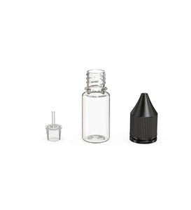 Chubby Gorilla 10ML Unicorn Bottle V3 - Clear Bottle/Black Cap - WORLDTRADERS USA