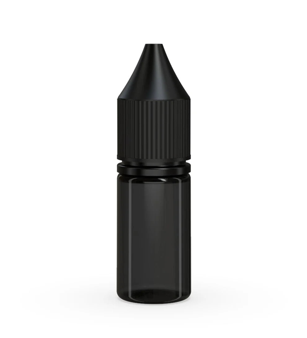 Chubby Gorilla 10ML Unicorn Bottle V3 - Translucent Black/Black Cap - WORLDTRADERS USA