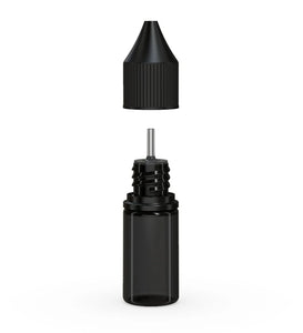 Chubby Gorilla 10ML Unicorn Bottle V3 - Translucent Black/Black Cap - WORLDTRADERS USA