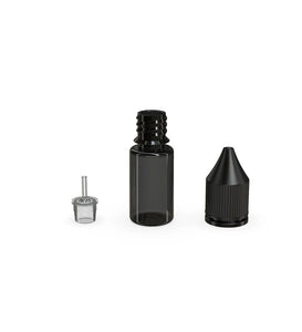 Chubby Gorilla 10ML Unicorn Bottle V3 - Translucent Black/Black Cap - WORLDTRADERS USA