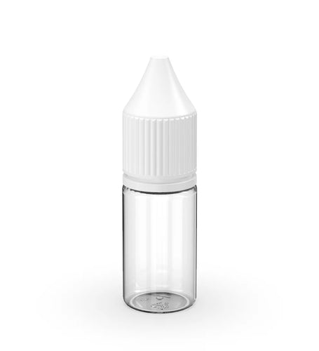 Chubby Gorilla 10ML Unicorn Bottle V3 - Clear Bottle/White Cap - WORLDTRADERS USA