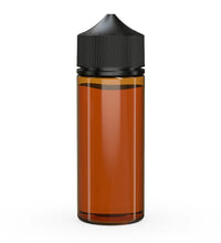 Load image into Gallery viewer, Chubby Gorilla 120ML Unicorn Bottle V3 - Translucent Amber Bottle/Black Cap - WORLDTRADERS USA