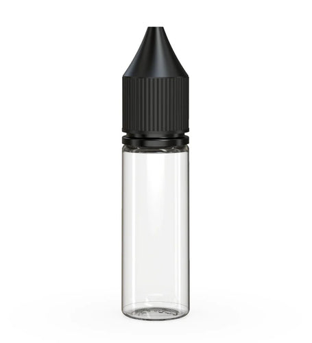Chubby Gorilla 15ML Unicorn Bottle V3 - Clear Bottle/Black Cap - WORLDTRADERS USA