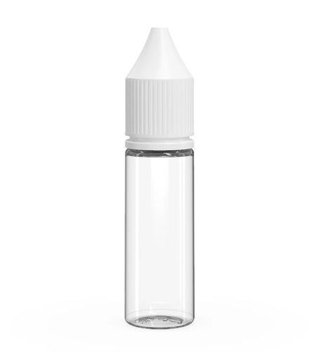 Chubby Gorilla 15ML Unicorn Bottle V3 - Clear Bottle/White Cap - WORLDTRADERS USA