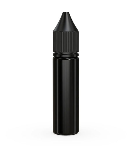 Chubby Gorilla 20ML Unicorn Bottle V3 - Opaque Black Bottle/Black Cap - WORLDTRADERS USA