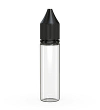 Load image into Gallery viewer, Chubby Gorilla 20ML Unicorn Bottle V3 - Clear Bottle/Black Cap - WORLDTRADERS USA