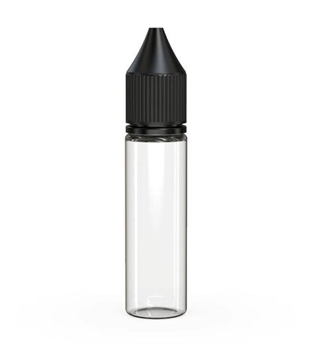 Chubby Gorilla 20ML Unicorn Bottle V3 - Clear Bottle/Black Cap - WORLDTRADERS USA
