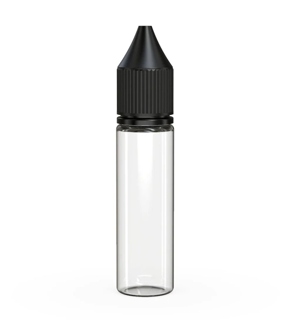Chubby Gorilla 20ML Unicorn Bottle V3 - Clear Bottle/Black Cap - WORLDTRADERS USA
