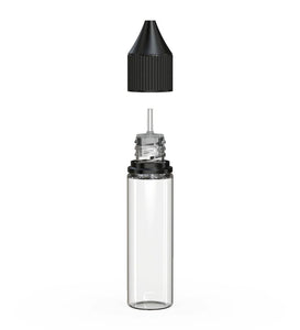 Chubby Gorilla 20ML Unicorn Bottle V3 - Clear Bottle/Black Cap - WORLDTRADERS USA
