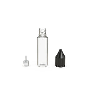 Chubby Gorilla 20ML Unicorn Bottle V3 - Clear Bottle/Black Cap - WORLDTRADERS USA