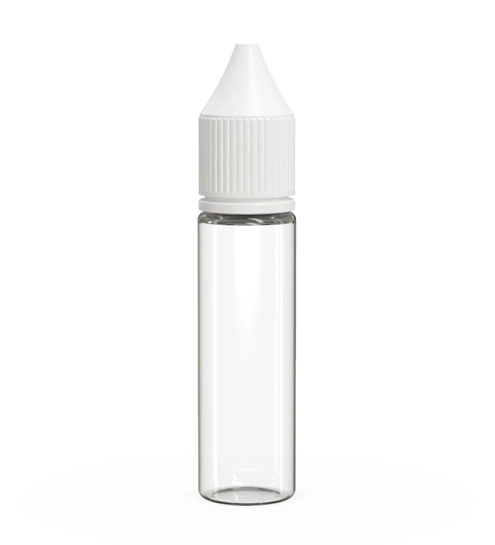 Chubby Gorilla 20ML Unicorn Bottle V3 Clear Bottle/White Cap - WORLDTRADERS USA