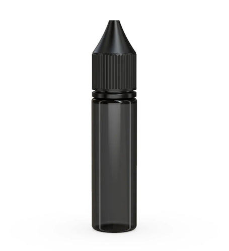 Chubby Gorilla 20ML Unicorn Bottle V3 -Transparent Black Bottle/Black Cap - WORLDTRADERS USA