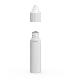 Chubby Gorilla 20ML Unicorn Bottle V3 - Opaque White Bottle/White Cap - WORLDTRADERS USA