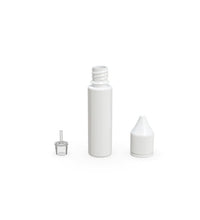 Load image into Gallery viewer, Chubby Gorilla 20ML Unicorn Bottle V3 - Opaque White Bottle/White Cap - WORLDTRADERS USA