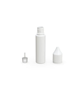 Chubby Gorilla 20ML Unicorn Bottle V3 - Opaque White Bottle/White Cap - WORLDTRADERS USA