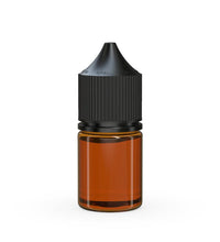 Cargar imagen en el visor de la galería, Chubby Gorilla 20ML Stubby Unicorn Bottle - Translucent Amber Bottle/Black Cap - WORLDTRADERS USA