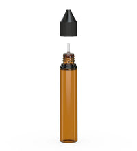Load image into Gallery viewer, Chubby Gorilla 30ML Unicorn Bottle V3 - Translucent Amber Bottle/Black Cap - WORLDTRADERS USA