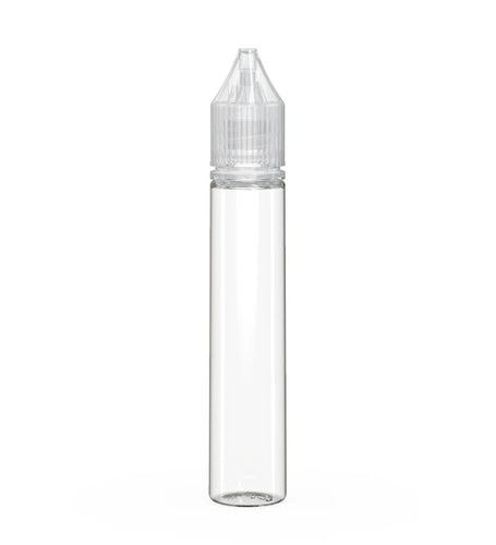 Chubby Gorilla 30ML Unicorn Bottle V3 - Clear Bottle/Natural Cap - WORLDTRADERS USA