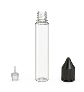 Chubby Gorilla 30ML Unicorn Bottle V3 - Clear Bottle/Black Cap - WORLDTRADERS USA