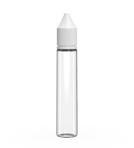 Chubby Gorilla 30ML Unicorn Bottle V3 - Clear Bottle/White Cap - WORLDTRADERS USA