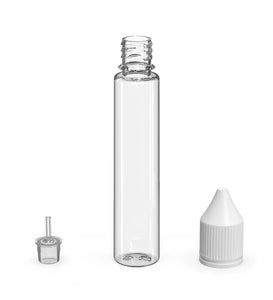Chubby Gorilla 30ML Unicorn Bottle V3 - Clear Bottle/White Cap - WORLDTRADERS USA