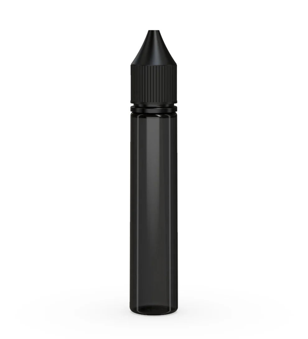 Chubby Gorilla 30ML Unicorn Bottle V3 - Translucent Black Bottle/Black Cap - WORLDTRADERS USA
