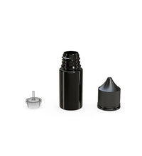 Load image into Gallery viewer, Chubby Gorilla 30ML Stubby Unicorn Bottle V3 - Opaque Black Bottle/Black Cap - WORLDTRADERS USA
