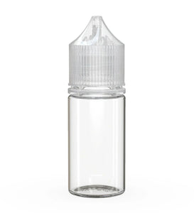 Chubby Gorilla 30ML Stubby Unicorn Bottle V3 - Clear Bottle/Natural Cap - WORLDTRADERS USA