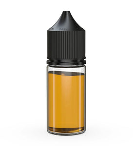 Chubby Gorilla 30ML Stubby Unicorn Bottle V3 - Clear Bottle/Black Cap - WORLDTRADERS USA