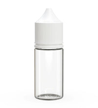 Cargar imagen en el visor de la galería, Chubby Gorilla 30ML Stubby Unicorn Bottle V3 - Clear Bottle/White Cap - WORLDTRADERS USA