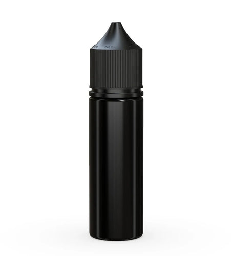Chubby Gorilla 50ML Unicorn Bottle V3 - Opaque Black Bottle/Black Cap - WORLDTRADERS USA