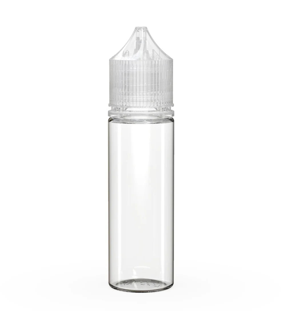 Chubby Gorilla 50ML Unicorn Bottle V3 - Clear Bottle/Natural Cap - WORLDTRADERS USA