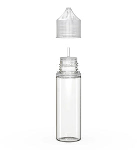 Chubby Gorilla 50ML Unicorn Bottle V3 - Clear Bottle/Natural Cap - WORLDTRADERS USA