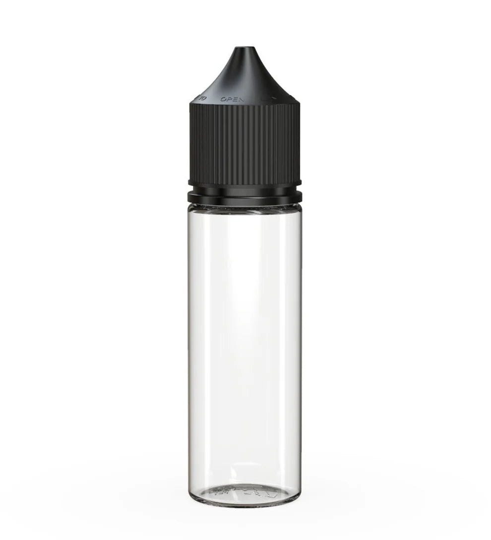 Chubby Gorilla 50ML Unicorn Bottle V3 - Clear Bottle/Black Cap - WORLDTRADERS USA
