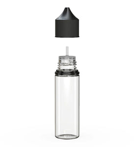 Chubby Gorilla 50ML Unicorn Bottle V3 - Clear Bottle/Black Cap - WORLDTRADERS USA