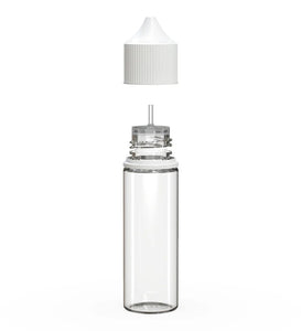 Chubby Gorilla 50ML Unicorn Bottle V3 - Clear Bottle/White Cap - WORLDTRADERS USA